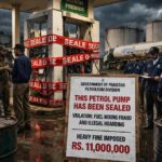 A petrol pump in Pakistan was fined Rs. 11 million for mixing fuel and storing it illegally
